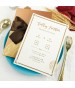 緞帶插卡喜帖 ribbon wedding invitations SN.S15004